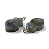 Natural Labradorite Pendants G-A203-02B-P-2