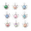 Handmade Polymer Clay Pendants PALLOY-JF04074-1