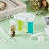 Clear Glass Screw Top Bead Storage Tubes AJEW-WH0880-47A-4