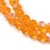 Electroplate Transparent Glass Beads Strands LS-EGLA-A035-T3mm-L05-3