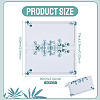 80Pcs Rectangle Paper Table Place Cards AJEW-TA0003-64B-4