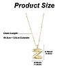 1Pc Initial Letter Brass Pendant Necklaces NJEW-YW0001-24Z-2