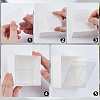 Square Plastic Bathroom Wall Mounted Display Stands AJEW-WH0077-154-4