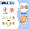 100Pcs Crackle Transparent Glass Beads Strands GLAA-TA0004-11A-4