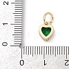 Brass Micro Pave Cubic Zirconia Pendants KK-H204-01KCG-06-3