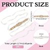 1Pc Crystal Rhinestone Flower Polyester Belts for Wedding Dress AJEW-FG0005-77G-2