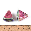 UV Plating Opaque Acrylic Beads OACR-N153-12-3