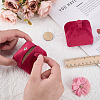 Velvet Finger Ring Package Boxes CON-WH0085-195A-3