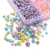3300Pcs 15 Style Baking Painted Pearlized Glass Pearl Bead HY-YW0001-05-3