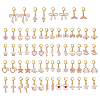 64Pcs 32 Styles Alloy Enamel Shoe Charms HJEW-PH02482-1