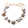 Bohemian Ethnic Coconut & Wood Beaded Waist Chains for Dresses WGC9B9A-01-5