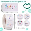 1 Roll Word Thank You Self Adhesive Paper Stickers DIY-SZ0007-83B-7