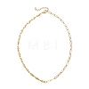 304 Stainless Steel Fish Shell Shape Butterfly Link Mixed Chain Necklaces for Women NJEW-JN05991-5