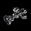 Natural Quartz Crystal Cross Figurines AJEW-H154-01B-2