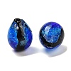 Gradient Color & Luminous Handmade Silver Foil Lampwork Beads LAMP-I028-07A-3