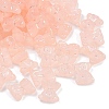 Frosted Transparent Acrylic Beads OACR-P029-20B-02-2