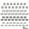 40Pcs 4 Styles Mother's Day Theme TIBEP-YW0001-82-2