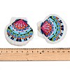 Printed Natural Shell Big Pendants SH-CBA93AD-19A-3