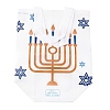 Hanukkah Theme Non-Woven Reusable Folding Gift Bags with Handle ABAG-NH0001-01E-1