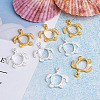 Craftdady 40Pcs 2 Colors Alloy Open Back Bezel Pendants FIND-CD0001-05-4