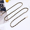 Alloy PU Leather Braided Waist Chains for Woman WGB955C-01-2