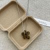 304 Stainless Steel & Natural Tiger Eye Beads Pendant Long Necklaces WGA14F7-01-1