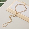 Alloy Charm Mittens Bracelets WG00B84-01-2