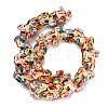 Dyed Synthetic Turquoise Beads Strands GG-CBAAE19-04B-1