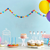 Acrylic Round Dessert Display Easels ODIS-WH0079-009-5