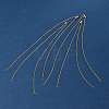 4Pcs 304 Stainless Steel Cable Chain Necklace Making STAS-FS0001-81G-9