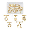  Jewelry 10 Sets 5 Styles Brass Toggle Clasps KK-PJ0001-25-11