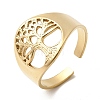 304 Stainless Steel Open Cuff Rings RJEW-K248-18G-4