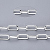 304 Stainless Steel Paperclip Chains CHS-N001-09S-4