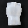DIY Naked Men Candle Making 3D Bust Portrait Silicone Molds DIY-G047-01-4