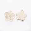 Iron Filigree Pendants X-IFIN-F158-54G-2