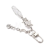 Natural Quartz Crystal Pendant Decorations HJEW-JM03020-02-4