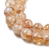 Heated Natural Citrine Beads Strands G-NH0010-04-4