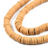 Handmade Polymer Clay Beads Strands CLAY-R089-6mm-118-3