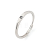 Rhodium Plated 925 Sterling Silver Adjustable Rings RJEW-S397-01P-11-4