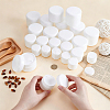 24Pcs 4 Styles Plastic Empty Portable Facial Cream Jar CON-WA0001-18-3