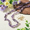 1 Strand Natural Amethyst Chip Beads Strands G-TAD0001-05-4