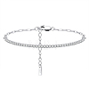 Clear Cubic Zirconia Tennis Bracelets BJEW-I314-009B-1