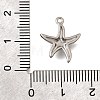 Ocean Series 304 Stainless Steel Charms STAS-H477-01C-P-3