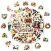 50Pcs Christmas Theme Paper Stickers PW-WG362C2-01-3