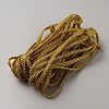 Polyester Metallic Braid Lace Trim OCOR-WH0089-22A-2