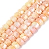 Anti-Tarnish Electroplate Glass Beads Strands GLAA-T025-10mm-11D-1
