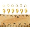 Zinc Alloy Lobster Claw Clasps FIND-FS0002-40G-5