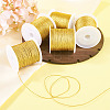 5 Rolls 5 Sizes Round PET Metallic Thread MCOR-TA0001-02B-5