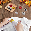 10Pcs 5 Styles Sports Theme Glass Hotfix Rhinestone DIY-NB0015-49-3