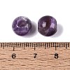 Natural Banded Amethyst European Beads G-Q607-03B-3